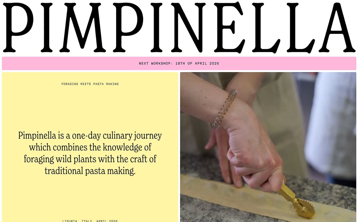food brand identity pimpinella